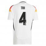 Günstige Fußballtrikots Deutschland Tah 4 Heimtrikot EURO 2024 Kurzarm